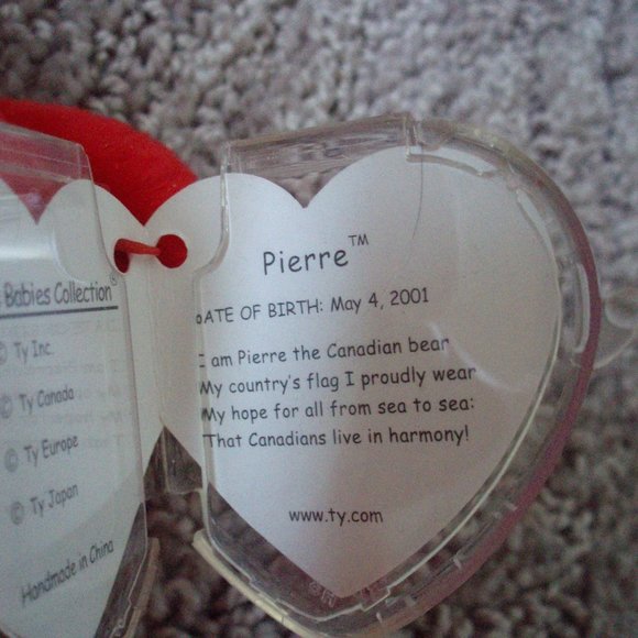 TY Buddy Bear & Beanie Baby - Pierre - Picture 4 of 7
